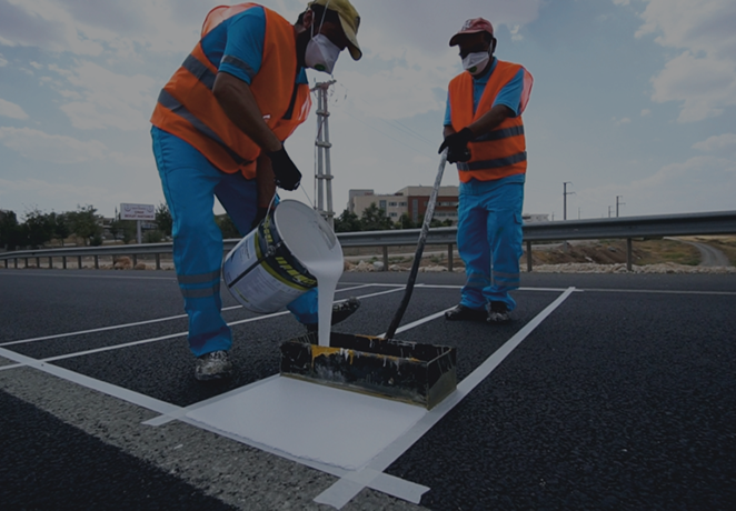 Structured Two Component Road Marking Paint