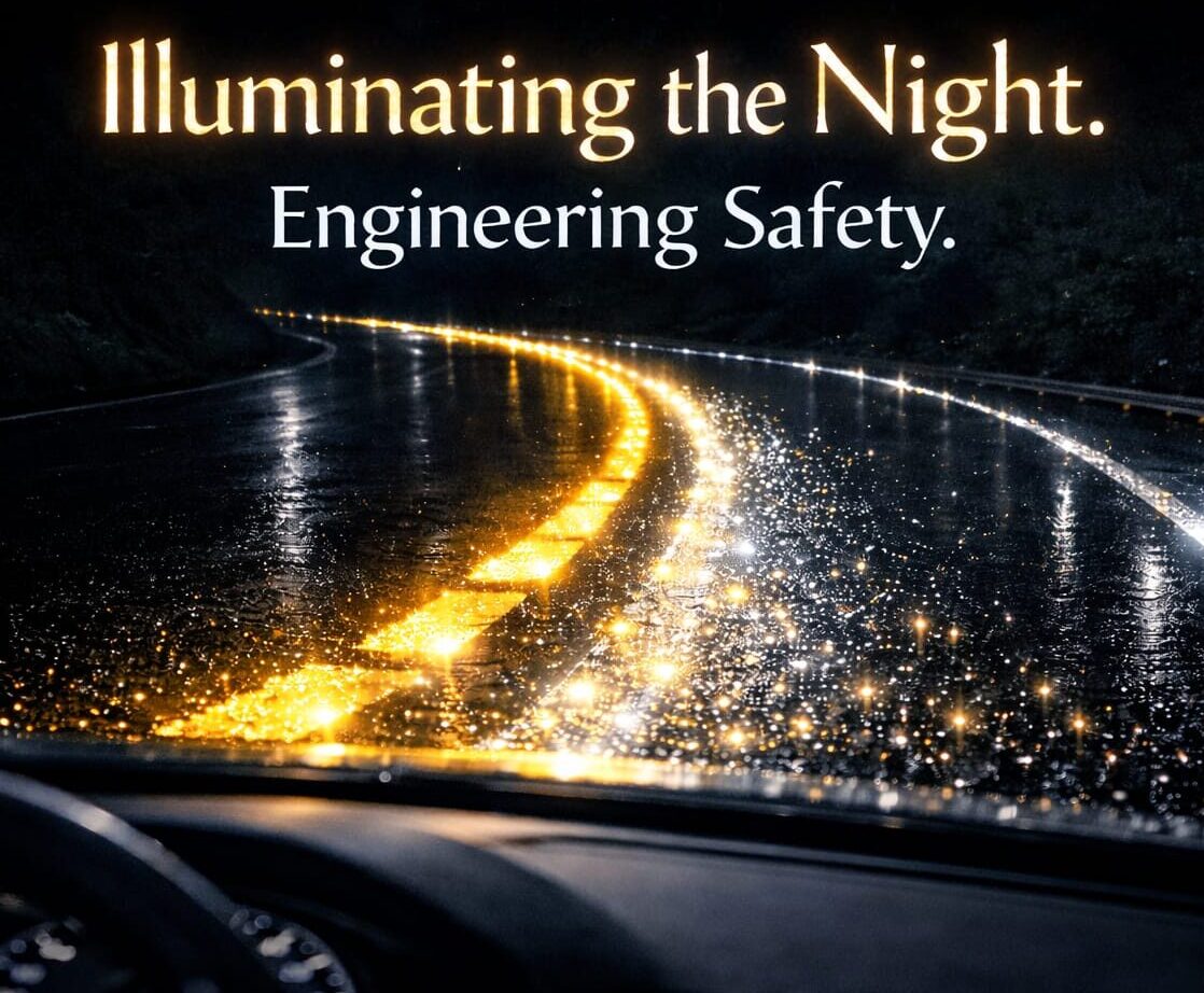 Retroreflectivity in Road Marking: Science of Night Safety